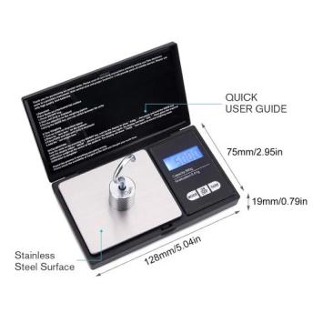 Digitale precisie weegschaal 200-0,01 gram
